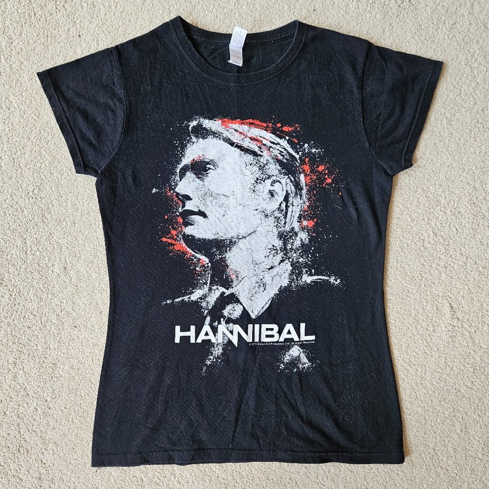 Mads Mikkelsen Hannibal Horror Block Graphic Tee